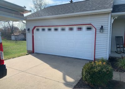 New garage doors with window