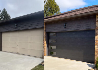 Retrofit of new garage door